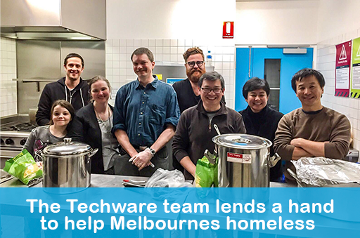 Techware Team Helps Feed the Homeless